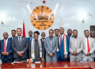 Somaliland Parliamentary Delegation Strengthens Ties with Ghana in Landmark Meeting