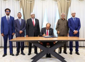 Somali President has recently signed a revised constitution, officially establishing a five-year mandate for federal institutions.