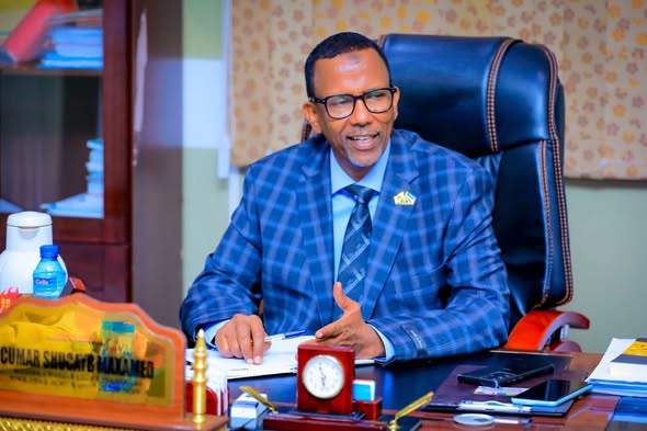 Hon. Omar Shu’ayb Mohamed, the minister of livestock