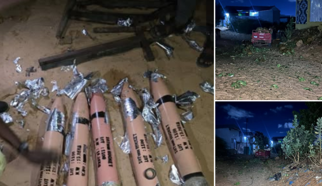 Motorbike Al-Shabab loaded with mortars