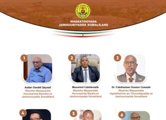 President of Somaliland Makes a cabinet reshuffle