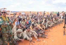 Dervish troops have successfully returned to their bases in Baidoa following the removal of President Laftagaren