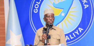 Shariif Sheikh Ahmed: ” Where Hassan Sheikh stands today is where he was supposed to die.”