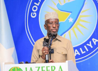 Shariif Sheikh Ahmed: ” Where Hassan Sheikh stands today is where he was supposed to die.”