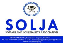 Somaliland Journalists Association (SOLJA) strongly condemns the illegal detention of journalist Abdikariim Isdeji in the Sahil region.
