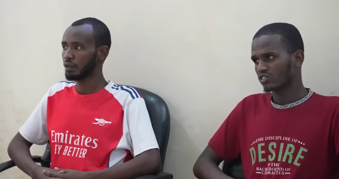 two Ethiopian nationals accused of having ties to Al-shabab