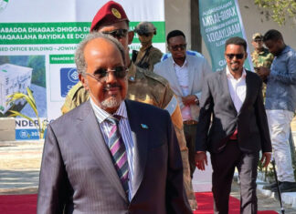 President Hassan Sheikh has arrived in Jowhar as Hirshabelle prepares for the upcoming elections.