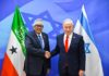 President Irro meets with Israeli Prime Minister, Foreign Minister, and Inaugurates Somaliland embassy in Jerusalem