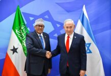 President Irro meets with Israeli Prime Minister, Foreign Minister, and Inaugurates Somaliland embassy in Jerusalem
