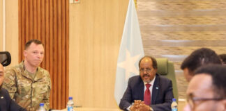 Somali President Hassan Sheikh, AFRICOM Commander discuss ways to accelerate the war against Al-Shabaab and strengthen security cooperation