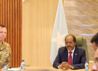 Somali President Hassan Sheikh, AFRICOM Commander discuss ways to accelerate the war against Al-Shabaab and strengthen security cooperation
