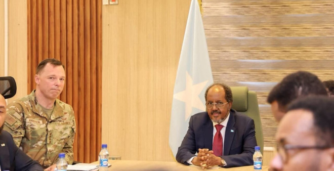 Somali President and Command of Africom