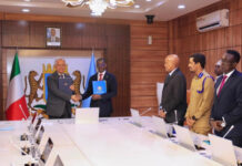 Somalia, Italy sign an agreement to strengthen police training.