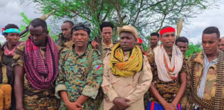 The former District Commissioner of Awdiinle, along with 150 militiamen surrender to government forces