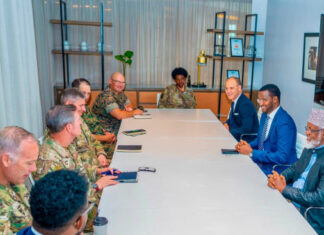 Jubaland President and AFRICOM officials discuss ways to accelerate the war against Al-Shabaab.