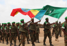 Ethiopia withdraws its AUSSOM troops from the district of Buurhakaba.