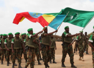 Ethiopia withdraws its AUSSOM troops from the district of Buurhakaba.