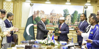 Somalia, Pakistan sign an agreement to strengthen defense and security cooperation.