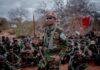 Somali Ground Forces Commander Visits Frontline Troops to boost their morale