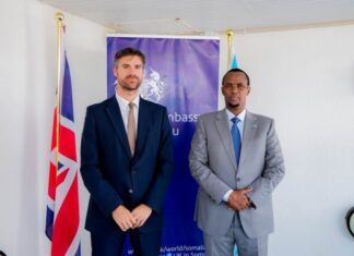 Hirshabelle President meets UK Ambassador in Mogadishu