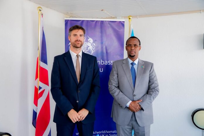 Hirshabelle president with UK envoy
