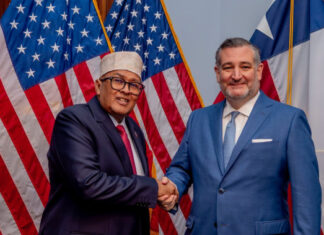 President Irro Meets with Senator Ted Cruz- a staunch supporter of Somaliland