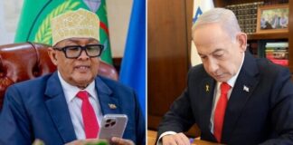 Israel warns its citizens against traveling to Somaliland.