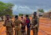 Danab forces carry out a planned operation in the Leego area.