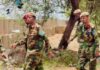 Commander of the Ground Forces inspected army positions on the outskirts of Baidoa.