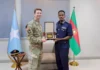 Somali Air Force Commander Meets with U.S. Defense Attaché to Somalia at US embassy in Mogadishu