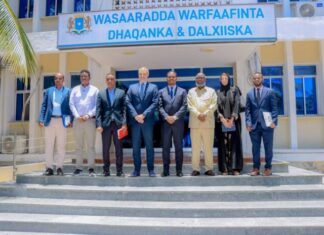 Minister of Information Meets with UNDP Representative for Somalia