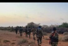Garaarta, an area under the administration of Waajid, has been struck by artillery fire.