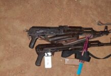 Danab forces capture Al-Shabaab members during an operation.
