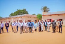 A delegation from international organizations visit Jubbaland.