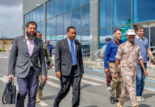 High-level delegation from the Pakistan Air Force departs Mogadishu after a five-day visit.