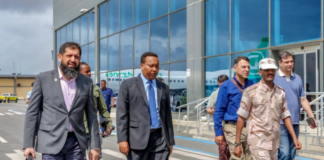 High-level delegation from the Pakistan Air Force departs Mogadishu after a five-day visit.
