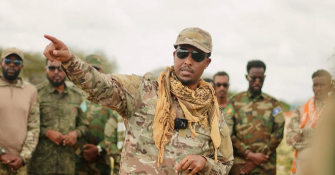 The Commander of the Somali Army Announces that Al-Shabaab receives weapons and support from foreign countries.