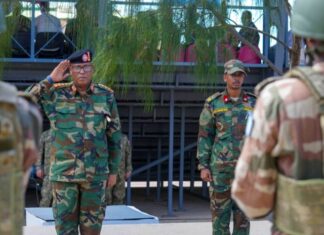 The National Army Command Attends the Swearing-in Ceremony for Officer Cadets and the 22nd Gorgor Brigade