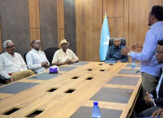 The NISA Director Met with Various Segments of Society in Dhusamareb